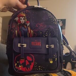 Disney Villains Purple and Red Backpack